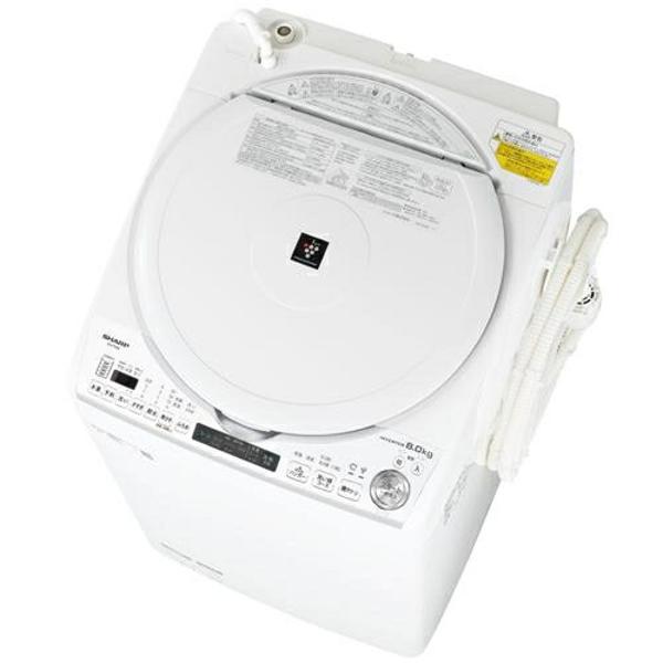 楽天市場】シャープ SHARP 縦型洗濯乾燥機 ES-TX8E-W | 価格比較