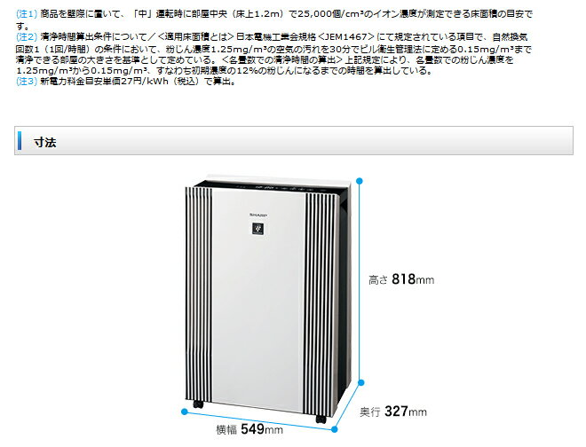 楽天市場】シャープ シャープ 空気清浄機 ホワイト系 FP-140EX-W(1台