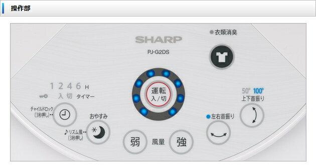 冷暖房/空調 扇風機 楽天市場】シャープ シャープ 3Dファン ホワイト系 PJ-G2DS-W(1台 