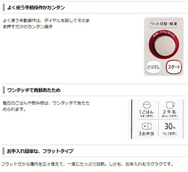 楽天市場】シャープ SHARP 電子レンジ RE-TF1-W | 価格比較 - 商品価格ナビ