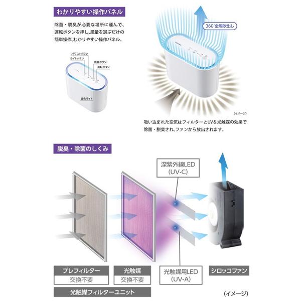 【楽天市場】東芝ライテック TOSHIBA Uvish CSD-B03 空気清浄機