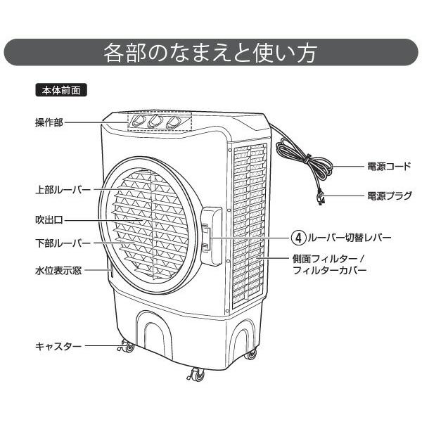 楽天市場】ユアサプライムス ユアサプライムス 大型水風扇 ホワイト YAC-B40V | 価格比較 - 商品価格ナビ