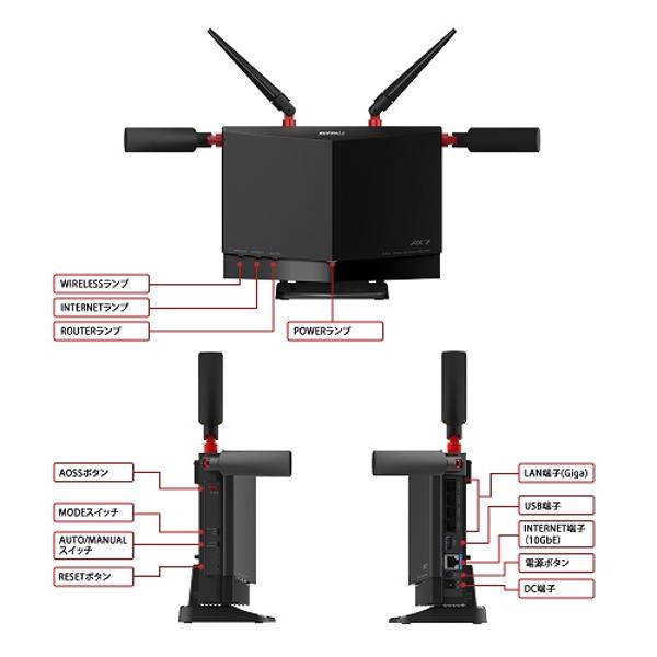 楽天市場】バッファロー BUFFALO バッファロー Wi-Fi 6 11ax