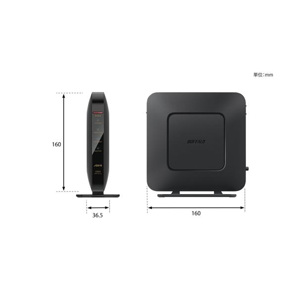 バッファロー BUFFALO Wi-Fiルーター WSR-1800AX4-BK  価格比較 - 商品価格ナビ