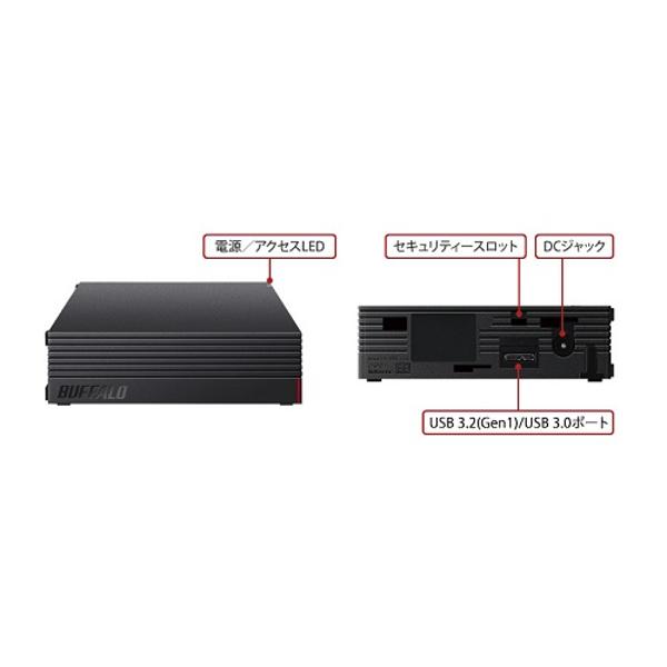 BUFFALO 6TB 外付けハードディスク HD-EDS6U3-BE BUFFALO HD-EDS6U3-BE [HD-EDS-Eシリーズ 6TB ブラック] HDD