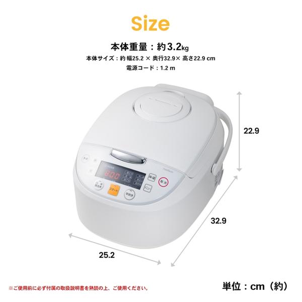 【愛品館江戸川店】コーナン（ヤマゼン）5.5合マイコン炊飯器「PJD-M550」（2020年製）ID：133-023849-007 Amazon.co.jp : コーナン オリジナル PortTech(ポートテック) 5.5合
