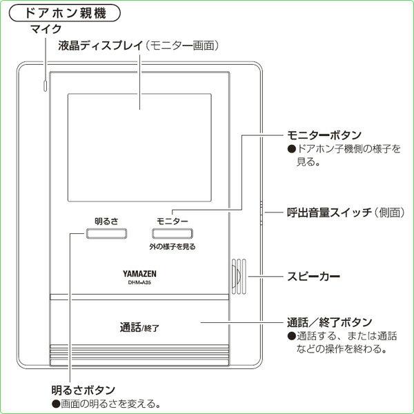 楽天市場】山善 YAMAZEN カラーテレビドアホン DH-A35 | 価格比較 - 商品価格ナビ