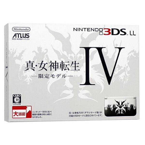 ニンテンドー3DS - (本体)真・女神転生IV 限定モデル(SPR-S-WDDM)(ニンテンドー3DSLL限定本体同梱) アトラス 真・女神転生IV」オリジナルデザインの3DS LL本体がセットになっ