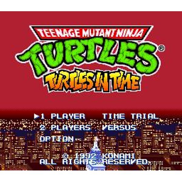T.M.N.T タートルズインタイム　スーパーファミコン　コナミ Amazon | T．M．N．T タートルズインタイム
