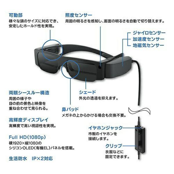 楽天市場】エプソン販売 EPSON スマートグラス BT-40 | 価格比較