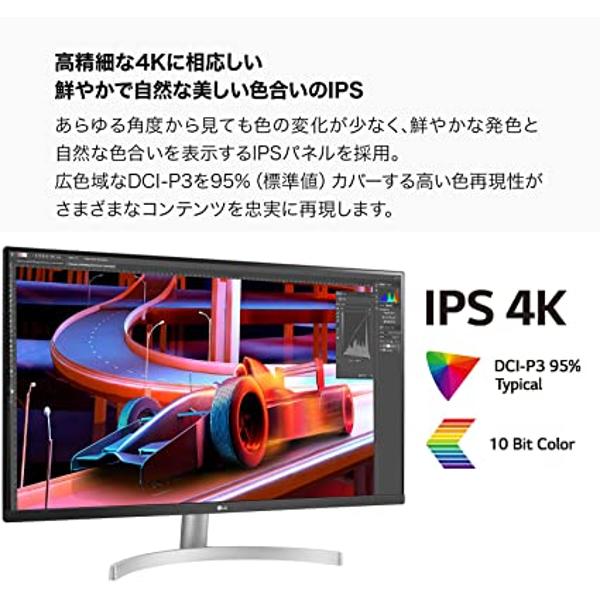 ディスプレイ・モニター本体 LG 32UN500 Amazon.com: LG 32UN500-W Monitor 32