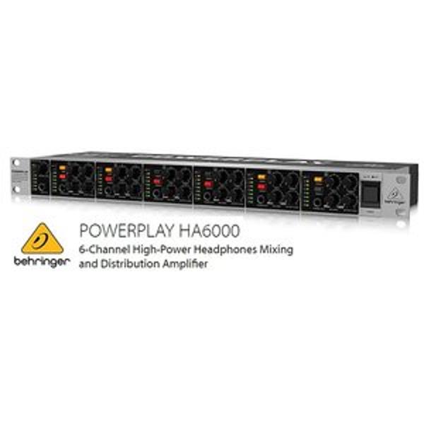 楽天市場】BEHRINGER べリンガー HA6000 POWERPLAY 6chステレオ