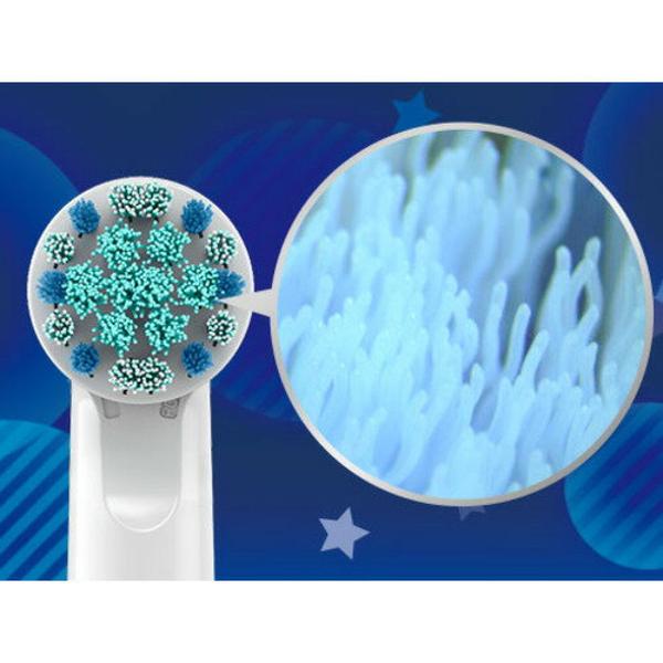 楽天市場】オーラルB すみずみクリーンキッズ ブルー 替えブラシ 4本