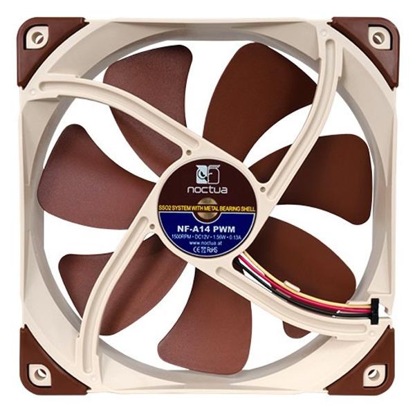 Noctua NF-A14 PWM 140mmファン(4個セット) 楽天市場】NOCTUA ケースファン NF-A14 PWM 140mm /1500RPM NFA14PWM
