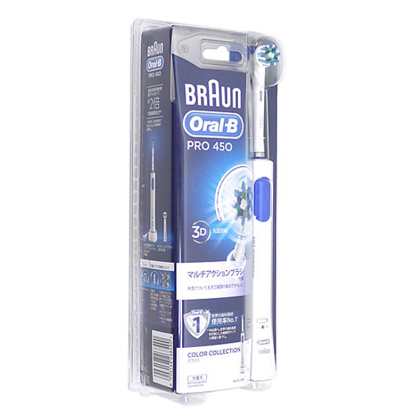 ブラウン 電動歯ブラシ オーラルB PRO450 D165231AWH 2個 Amazon.co.jp: D165231AWH ホワイト オーラルB PRO450