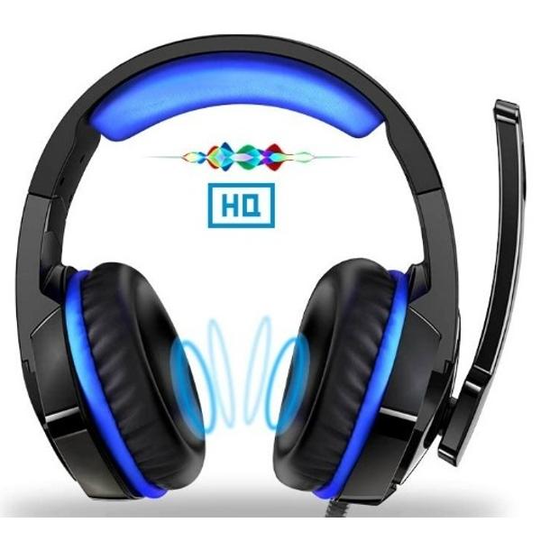 楽天市場】PHOINIKAS ゲーミングヘッドセット H3 ブルー | 価格比較