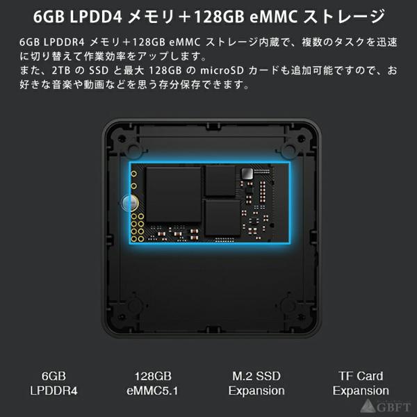 楽天市場】CHUWI LarkBox ミニPC eMMC 128GB LPDDR4 6GB | 価格比較