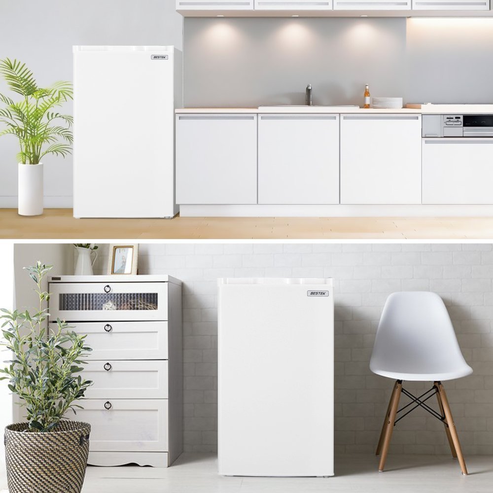 楽天市場】bestek 冷凍庫 直冷式 1ドア 右開き btld109 | 価格