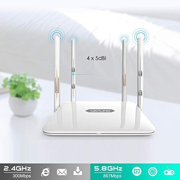 楽天市場】WAVLINK 1200Mbps WiFi ルーター ホワイト WL-WN530HG4-JP