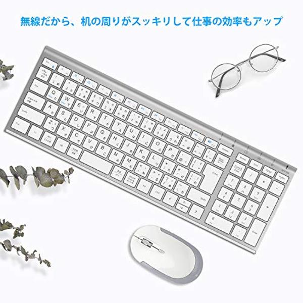 【楽天市場】iClever ワイヤレスキーボードマウスセット日本語配列 