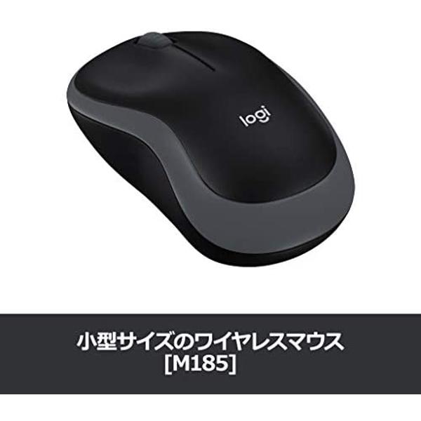 23.6型FHDモニタ、無線キーボード＆マウス (K270/M185) （無線