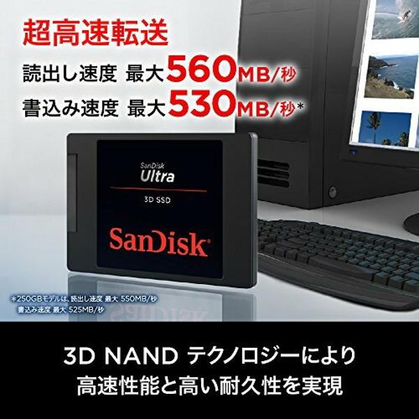 楽天市場】SANDISK SanDisk 内蔵 2.5インチ SSD / Ultra 3D 500GB