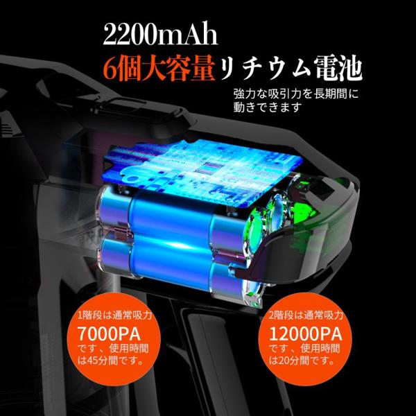 楽天市場】Dibea サイクロン式 スティッククリーナー D18 orange