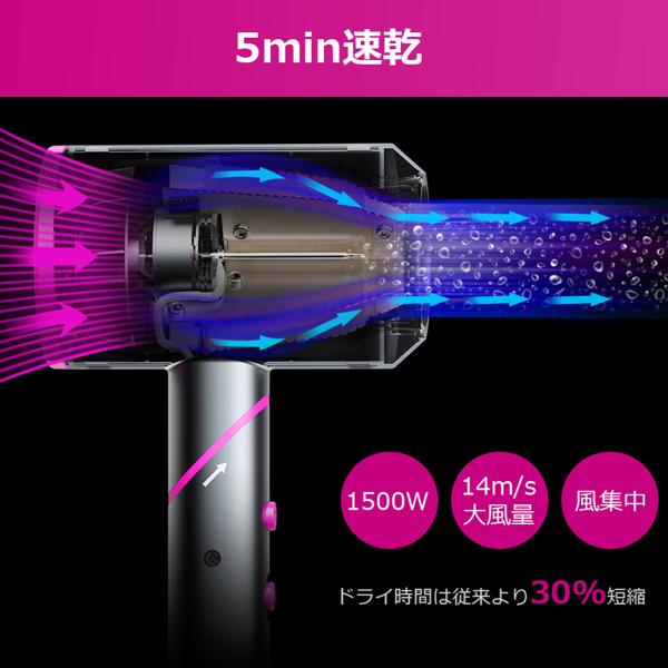 楽天市場】Yihai マイナスイオン大風量ヘアドライヤー 1500W | 価格