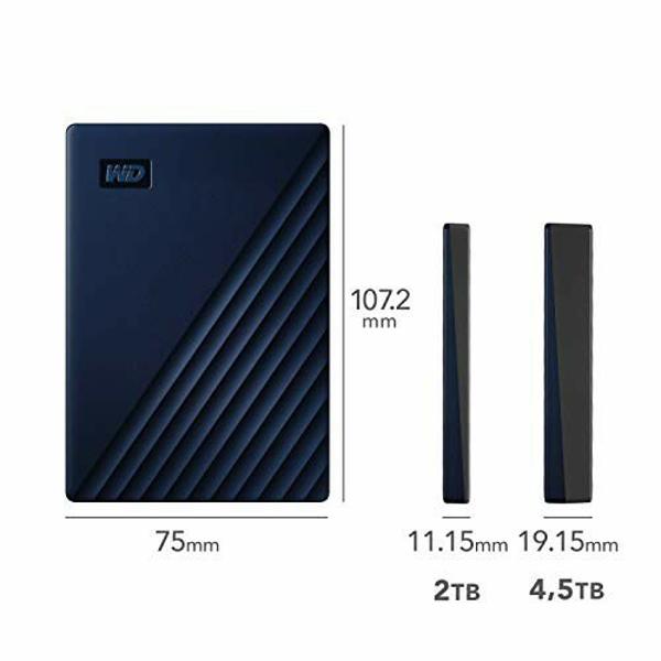 楽天市場】WD HDD Mac用ポータブル ハードディスク 2TB WDBA2D0020BBL