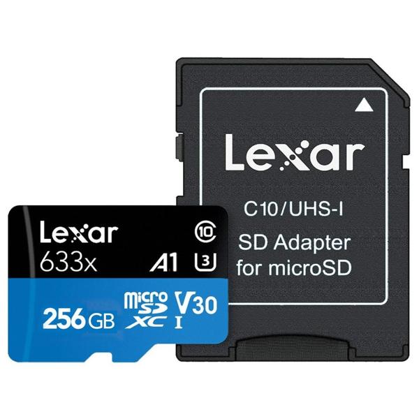 楽天市場】レキサー High-Performance 633x BLUE シリーズ microSDHC