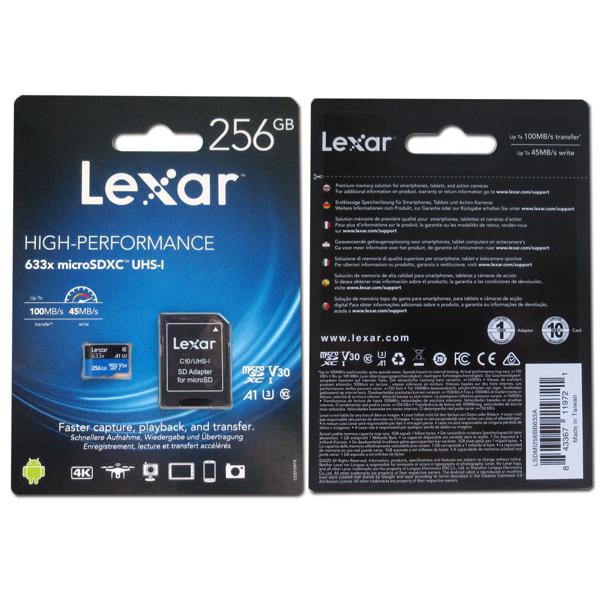 楽天市場】レキサー High-Performance 633x BLUE シリーズ microSDHC