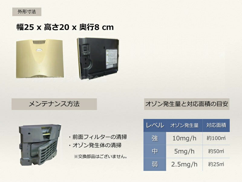 楽天市場】ハイジェニック HG-10 業務用オゾン脱臭器 空気清浄機