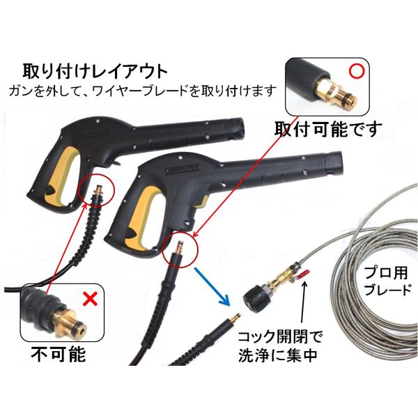 ケルヒャー(KARCHER) パイプクリーニングホース 63900280