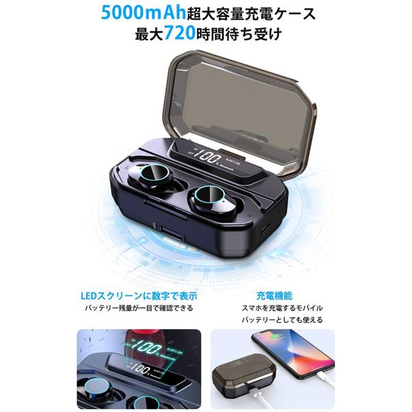 楽天市場】ワイヤレスイヤホン 片耳 カナル型 ブラック G02-tws | 価格