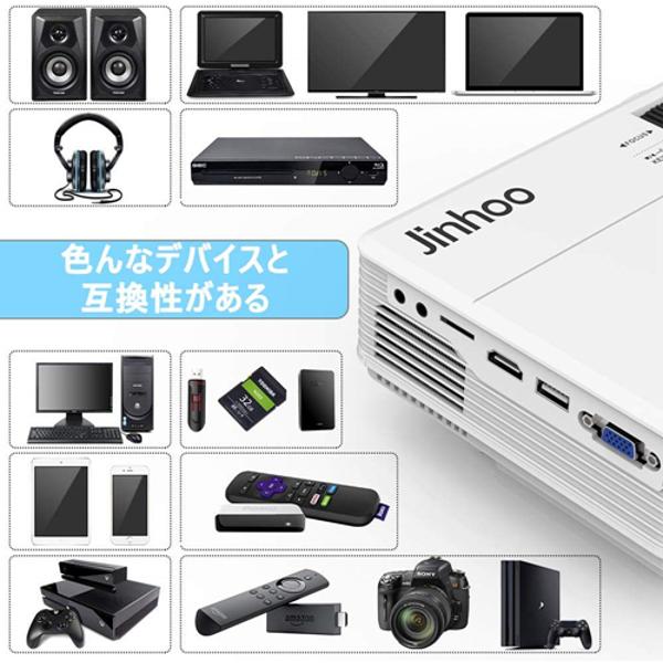 楽天市場】Jinhoo 4000LM プロジェクター JIN-M20 | 価格比較 - 商品