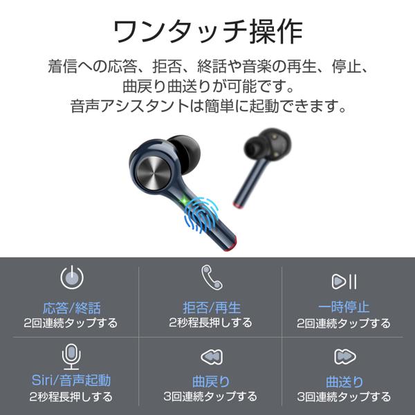 楽天市場】Ginova G8 ワイヤレスイヤホン ブラック EJ0G80HE | 価格