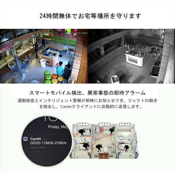 楽天市場】ICAMI 防犯カメラ HD 1080P ワイヤレス ICAMI-CA-530C-R