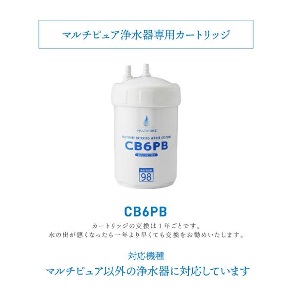 浄水器カートリッジ マルチピュア CB6PB 浄水器カートリッジ マルチピュア CB6PB