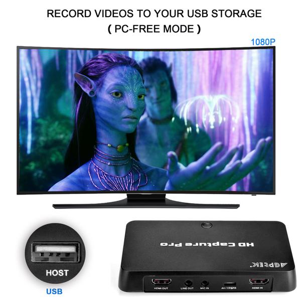 楽天市場】AGPTEK 1080P HDMIビデオキャプチャー VG0072 | 価格比較