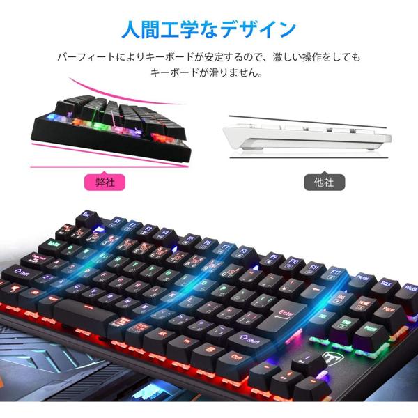 楽天市場】VicTsing ゲーミングキーボード GEPC049ABJP | 価格