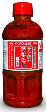 楽天市場】中谷物産 チゲ家本舗 チゲ家の万能たれ 500ml | 価格