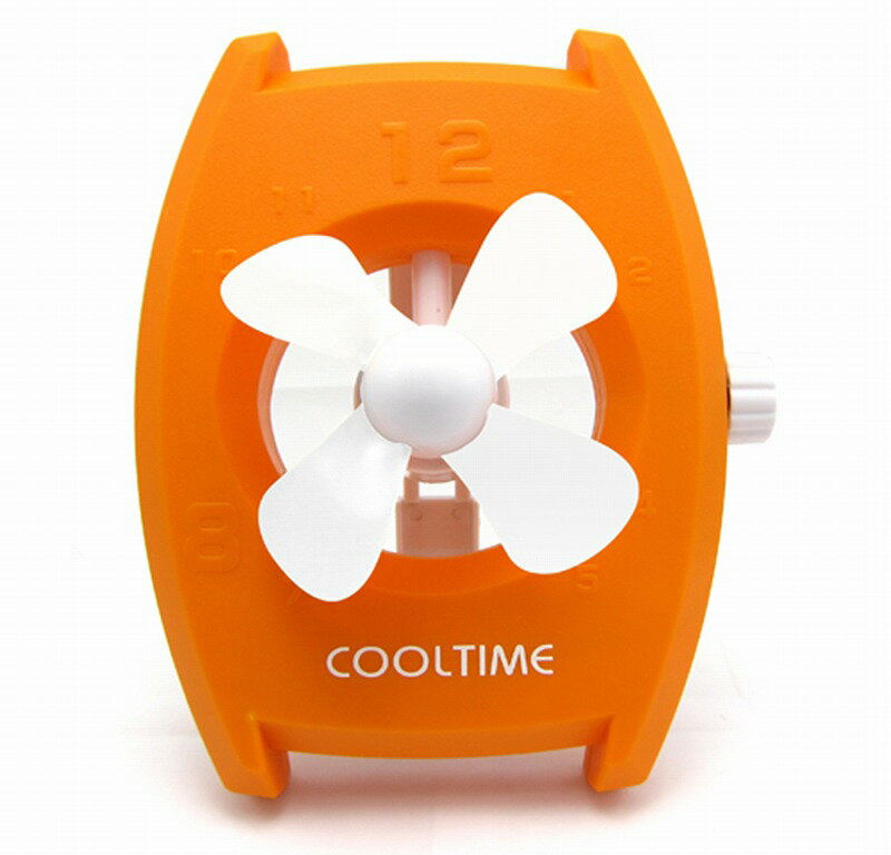 楽天市場 グリーンハウス グリーンハウス Usb扇風機 時計型 オレンジ Usb Fanclo 価格比較 商品価格ナビ