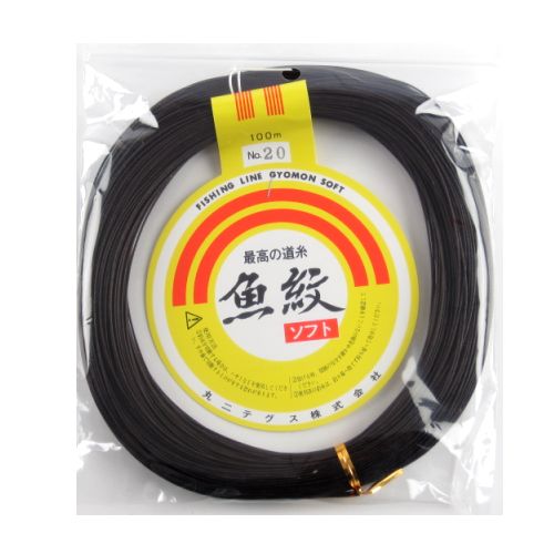 楽天市場】丸二テグス 丸ニテグス エース魚紋ソフト100M20号