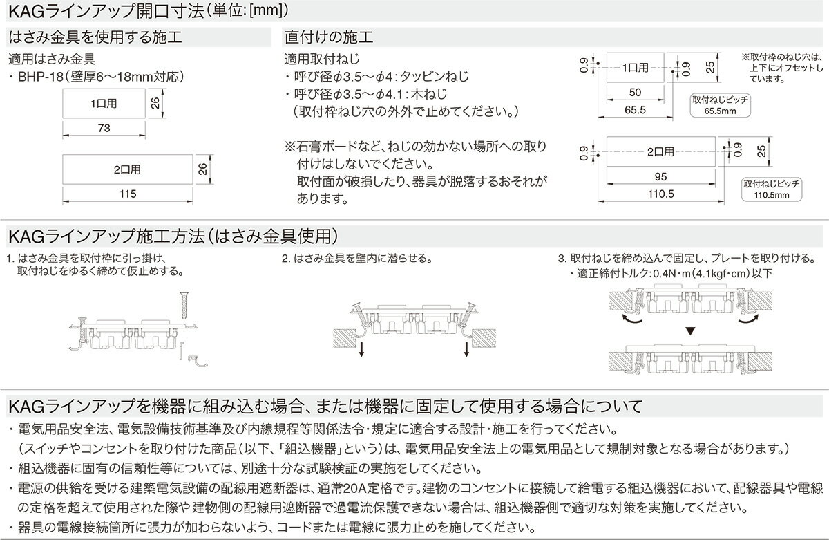 神保電器 KAG-2501 枠付品