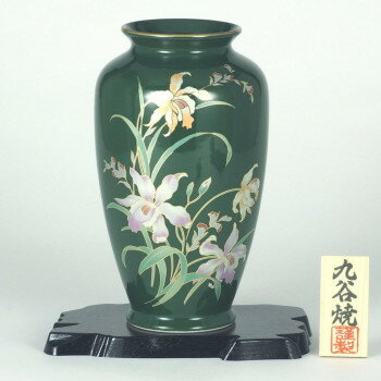 九谷焼 8号花瓶 錦絵 N168-03 日本の伝統工芸品8号花瓶 錦絵 N168-03
