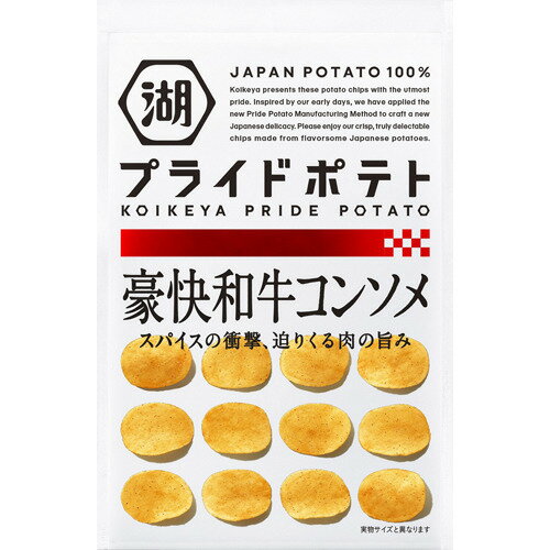 楽天市場 湖池屋 湖池屋 プライドポテト豪快和牛コンソメ 58g 価格比較 商品価格ナビ