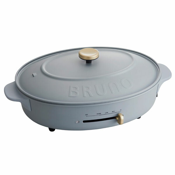 楽天市場】BRUNO BRUNO オーバルホットプレート ブルーグレー BOE053-BGY | 価格比較 - 商品価格ナビ
