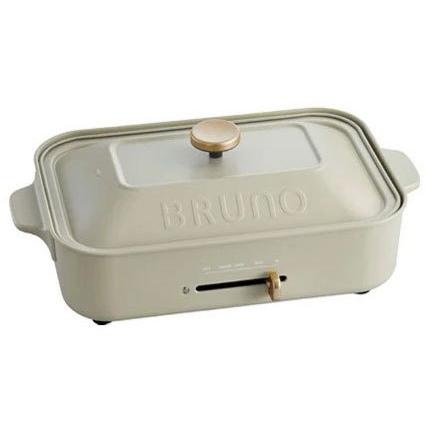 楽天市場】BRUNO BRUNO コンパクトホットプレート グリーングレー 