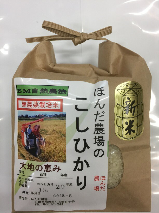 小梅ちゃん様専用 新米 無農薬コシヒカリ玄米20kg(5kg×4)令和4年産の+