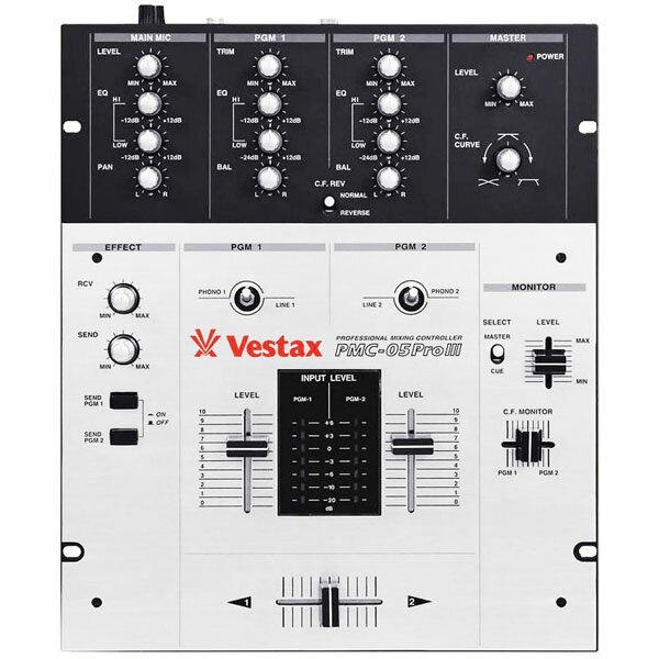 楽天市場】ベスタクス Vestax ベスタクス DJミキサー PMC-05ProIII VCA